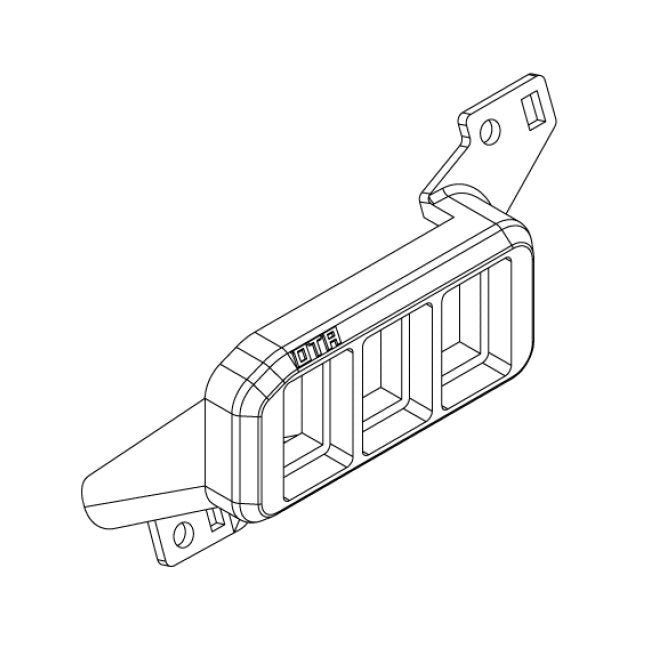 Switch Panel to suit Ford Next-Gen Ranger, Raptor & Everest (RH Dash Cupholder / Cardholder Replacement) - Mick Tighe 4x4 & Outdoor-Overland Tourers Australia-OTA-NXT-GEN-SP-01--Switch Panel to suit Ford Next-Gen Ranger, Raptor & Everest (RH Dash Cupholder / Cardholder Replacement)