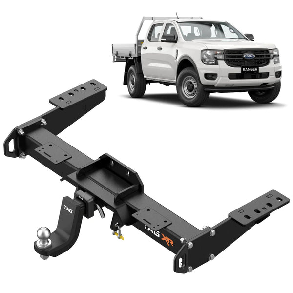 TAG 4x4 Recovery Towbar to suit Next-Gen Ford Ranger (Cab Chassis 06/2022+) - Mick Tighe 4x4 & Outdoor-TAG Towbars-TXR836--TAG 4x4 Recovery Towbar to suit Next-Gen Ford Ranger (Cab Chassis 06/2022+)