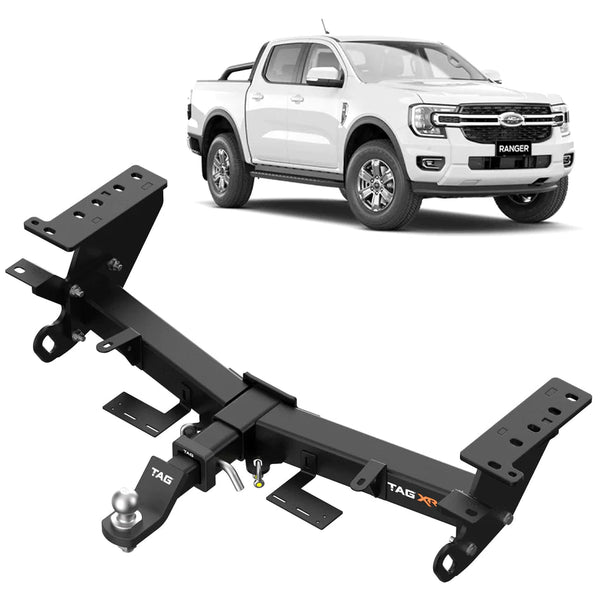 TAG 4x4 Recovery Towbar to suit Next-Gen Ford Ranger (Styleside Ute 06/2022+) - Mick Tighe 4x4 & Outdoor-TAG Towbars-TXR843--TAG 4x4 Recovery Towbar to suit Next-Gen Ford Ranger (Styleside Ute 06/2022+)
