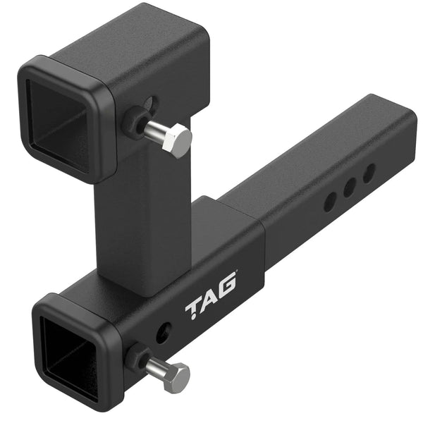 TAG Dual Receiver Hitch Extender - 50mm Square - Mick Tighe 4x4 & Outdoor-TAG Towbars-L4H03--TAG Dual Receiver Hitch Extender - 50mm Square