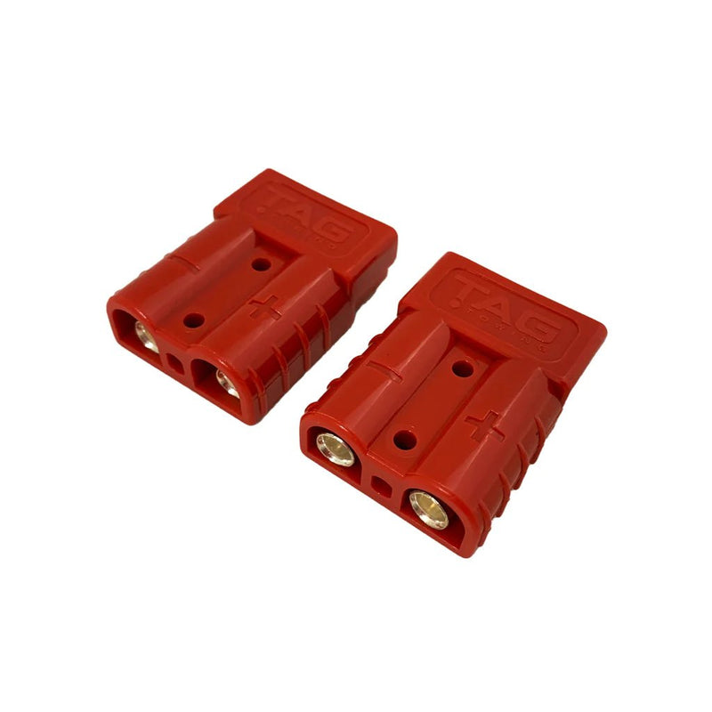 TAG Heavy Duty Connector Set (Red Anderson Plugs) with Covers - Mick Tighe 4x4 & Outdoor-TAG Towbars-UNTANDR-WC--TAG Heavy Duty Connector Set (Red Anderson Plugs) with Covers