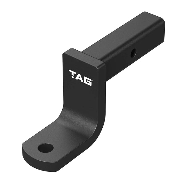 TAG Tow Ball Mount - 198mm Long, 90° Face, 50mm Square Hitch - Mick Tighe 4x4 & Outdoor-TAG Towbars-L4182--TAG Tow Ball Mount - 198mm Long, 90° Face, 50mm Square Hitch