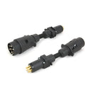 TAG Trailer Adapter - 7 Pin Large Round Plug to 7 Pin Small Round Socket - Mick Tighe 4x4 & Outdoor-TAG Towbars-UNTA012--TAG Trailer Adapter - 7 Pin Large Round Plug to 7 Pin Small Round Socket