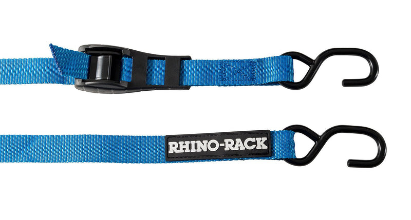 TIE DOWN STRAP WITH HOOK (X2) - Mick Tighe 4x4 & Outdoor-Rhino Rack-RTDH3--TIE DOWN STRAP WITH HOOK (X2)