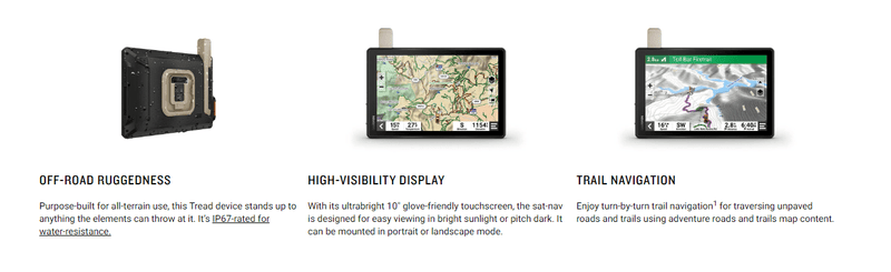 Tread® - Overland Edition (8" Screen) - Mick Tighe 4x4 & Outdoor-Garmin-010-02508-20--Tread® - Overland Edition (8" Screen)